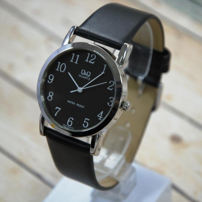 Q&amp;Q ORIGINAL QQ ORI QNQ SERIES Q662 - Leather series ready stock semua Jam Tangan Kulit