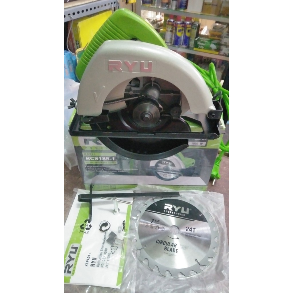TEKIRO RYU Mesin Gergaji Potong Kayu Circular saw circle serkel 7 inch