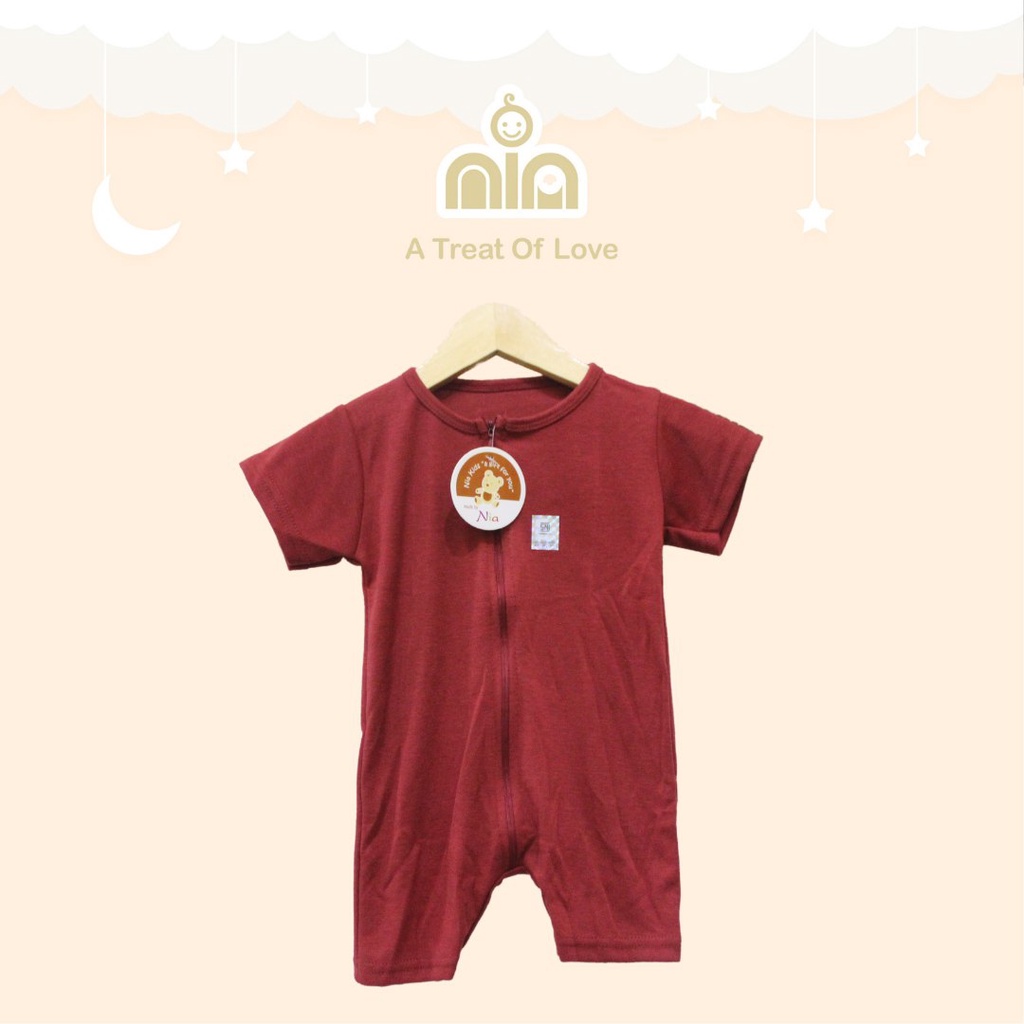 Promo !! JUMPER BAYI POLOS/ROMPER NIA PREMIUM ROMPER BAYI WARNA TUA