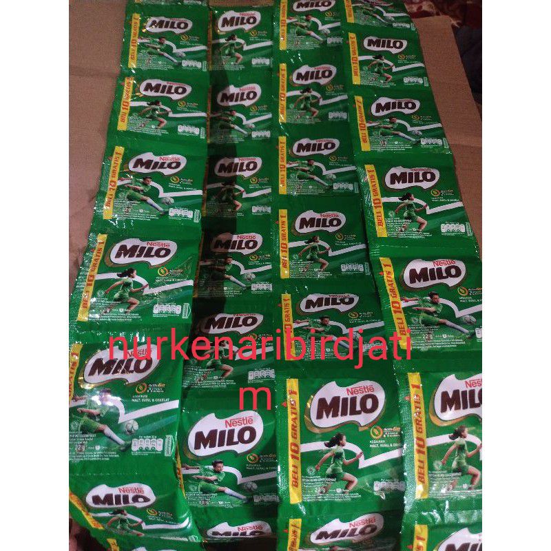 

MILO ACTIVE GO SACHET - SUSU MILO SACHET 22 GRAM PROMO