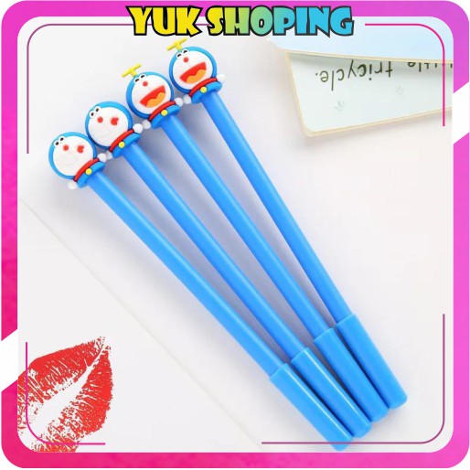 

✧YUKSHOPING✧ R078 PENA KARAKTER DORAEMON LUCU KEPALA PEN PULPEN ANAK SEKOLAH MURAH IMPORT