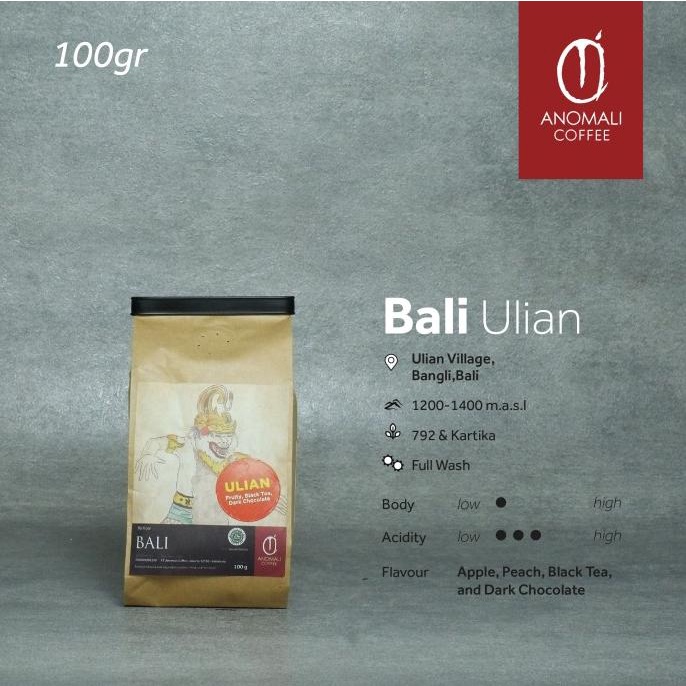 

Anomali Coffee Biji Kopi Bali Ulian 100gr