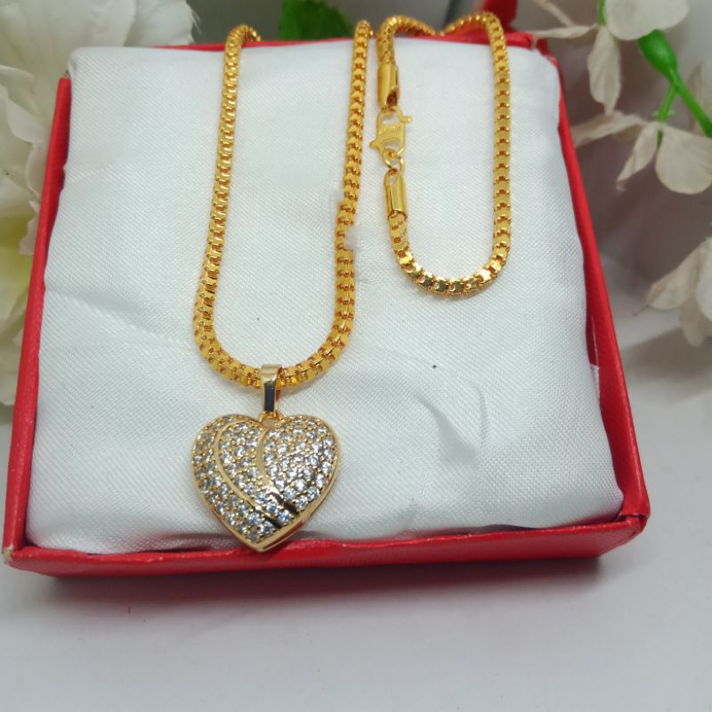 kalung titanium asli anti luntur anti karat,(Milano love),kalung perhiasan pashion wanita dewasa import,kalung perhiasan mirip mas asli ,perhiasan berlapis emas 24 k