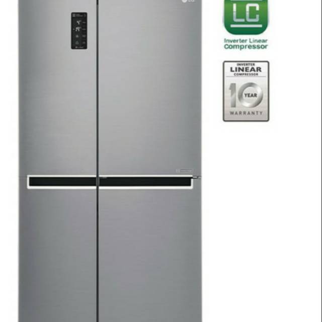 Jual LG KULKAS SIDE BY SIDE GCB247SLUW Shopee Indonesia