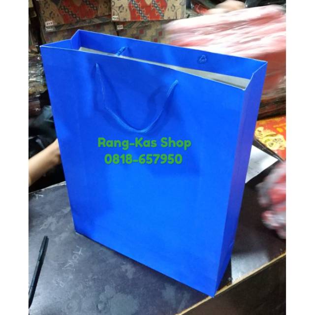 

Paper bag BIRU Folio Duplex Mewah