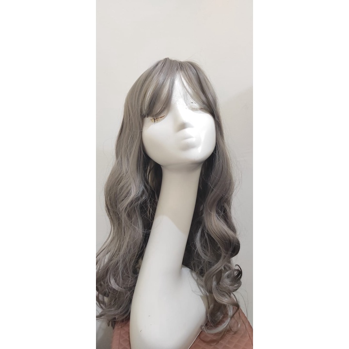 WIG GRADASI AOKY GREY - BLUE