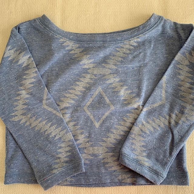 Preloved Gingersnaps crop top long sleeve sz 4