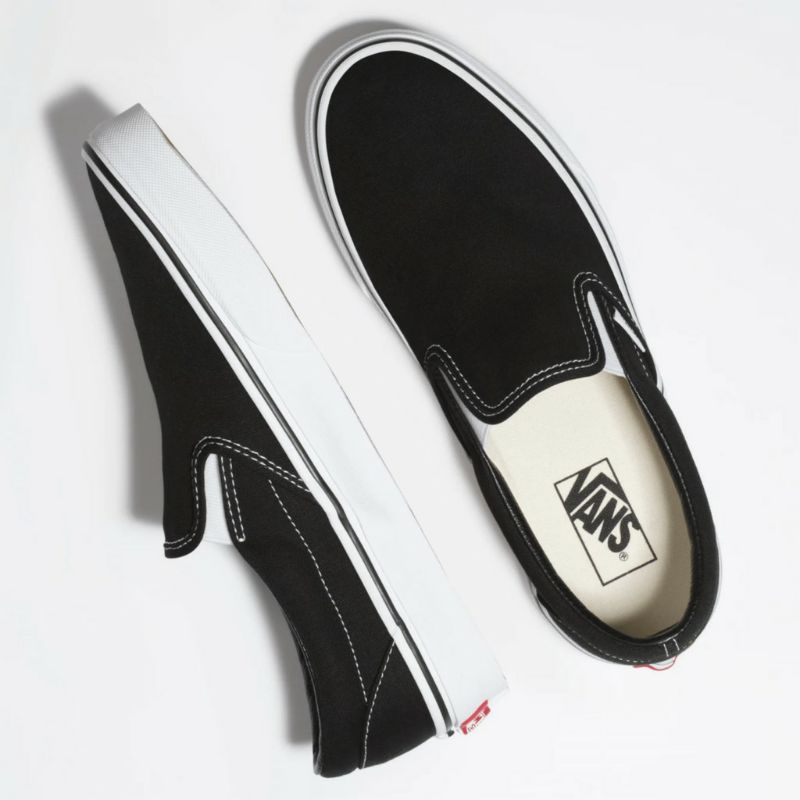 Vans Slip On Black White Classic Original