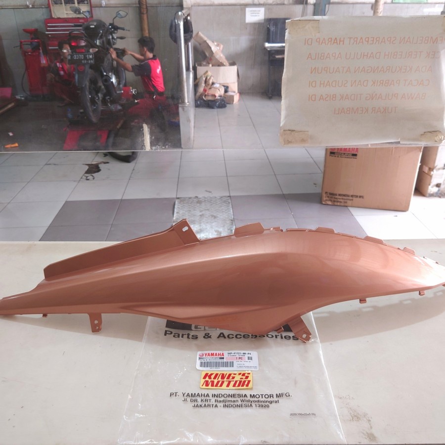 COVER BODY SOUL GT 115 KANAN BRONZE 1KP F1721 P4 ASLI YAMAHA