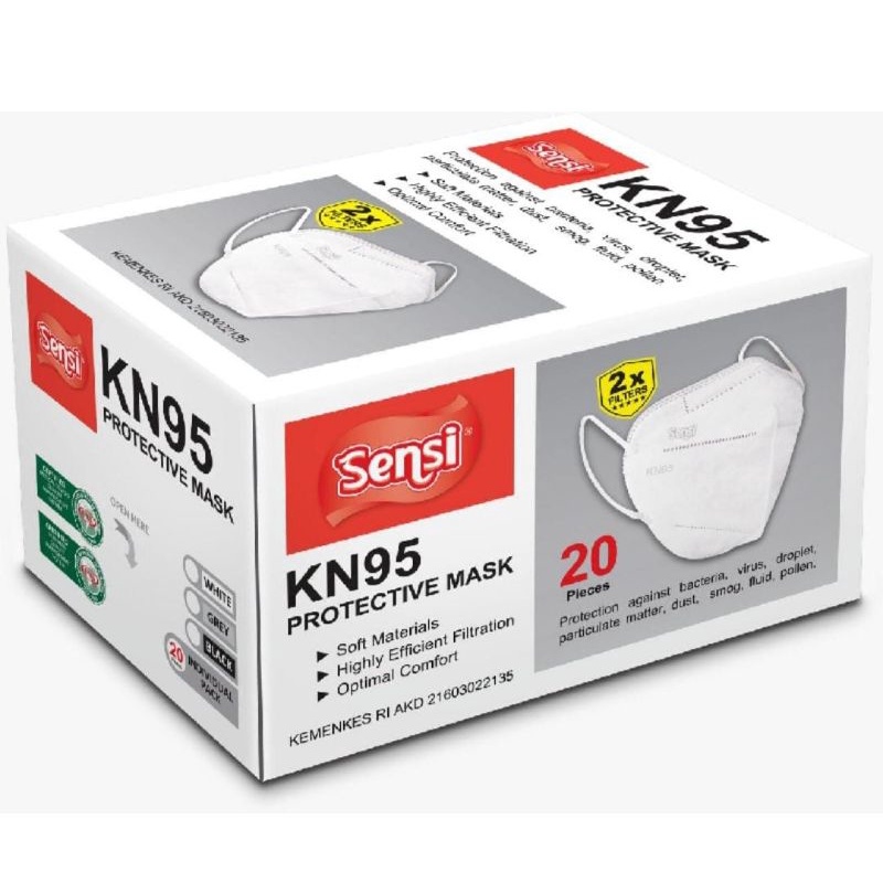 MASKER SENSI KN95 PUTIH