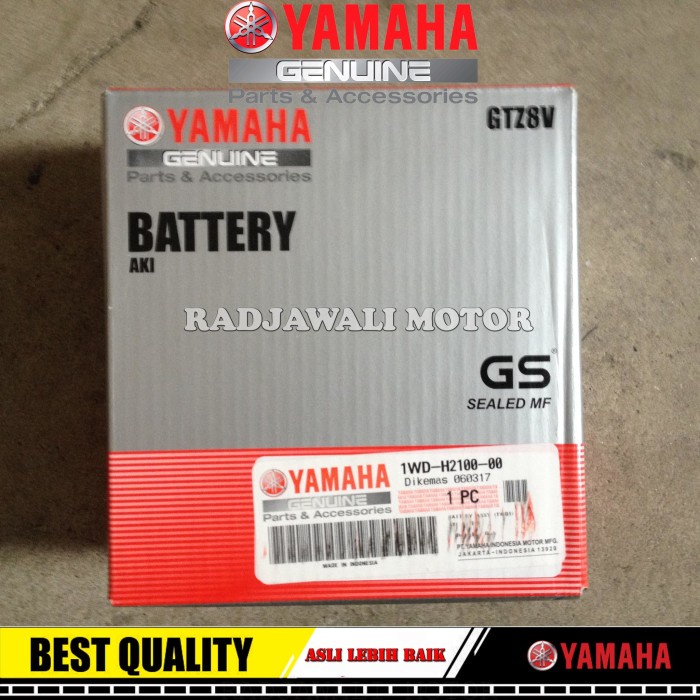 ACCU / AKI MOTOR R25 GTZ8V GS ASLI YAMAHA