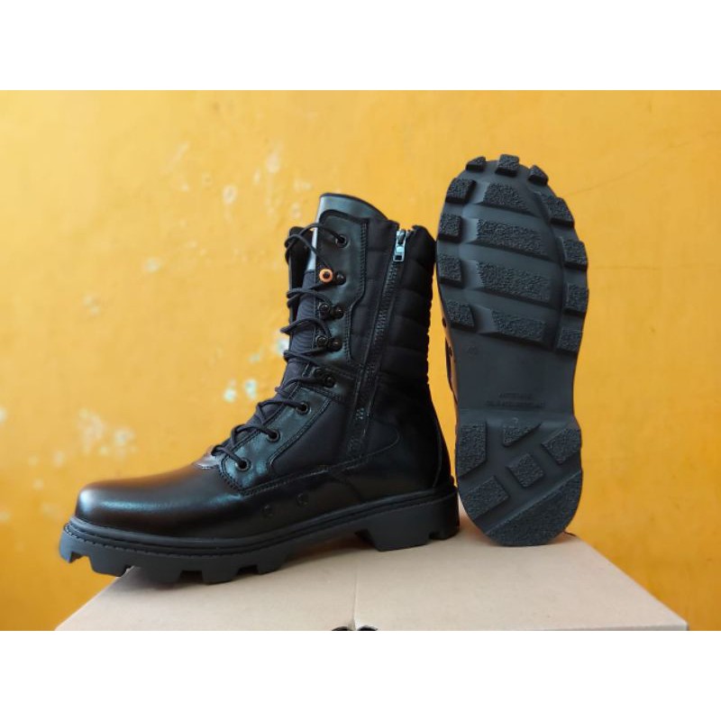 SEPATU PDL MODEL JATAH TNI AU GREEN WALK MODEL OPTIMUS HITAM SOL RADIAL