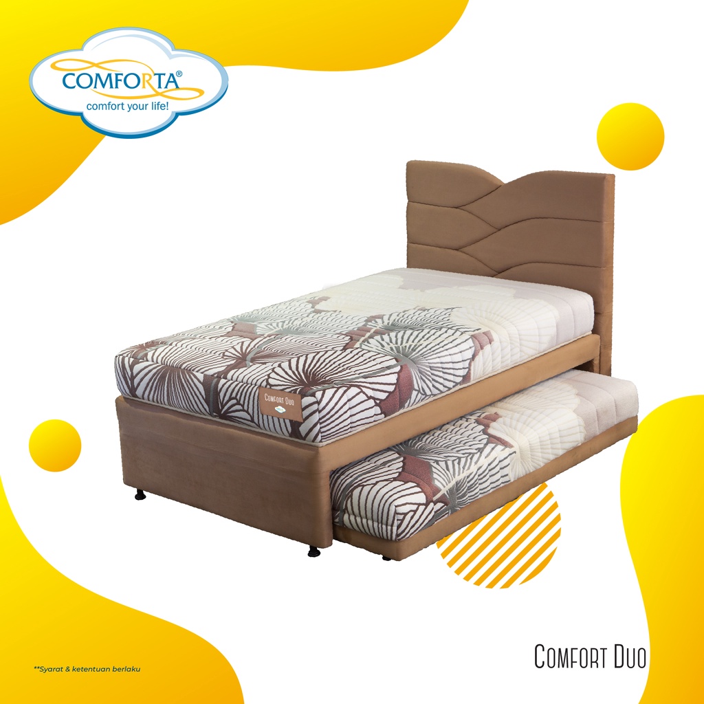 SPRINGBED COMFORTA 2IN1 COMFORT DUO