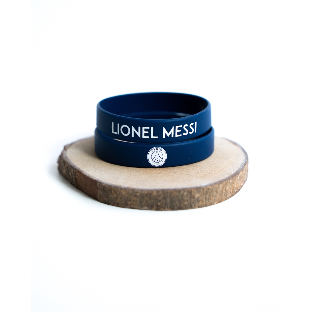 Lionel Messi PSG Wristband | Gelang Karet SIlicone