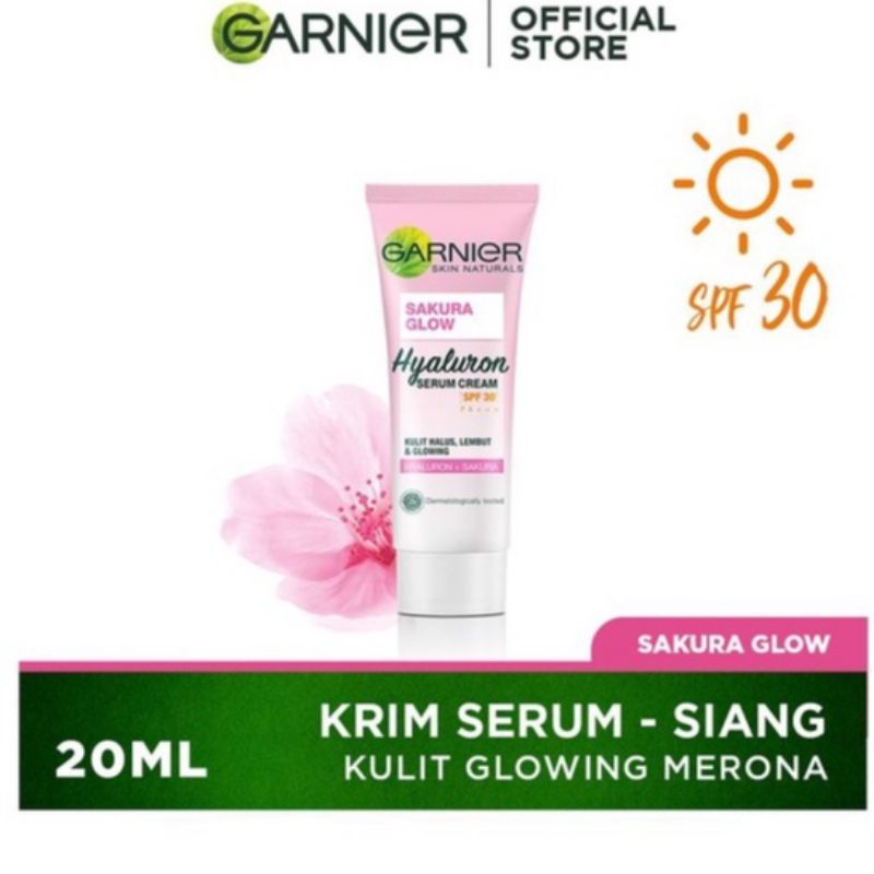 GARNIER Sakura Glow hayaluron  Serum Cream 20ml