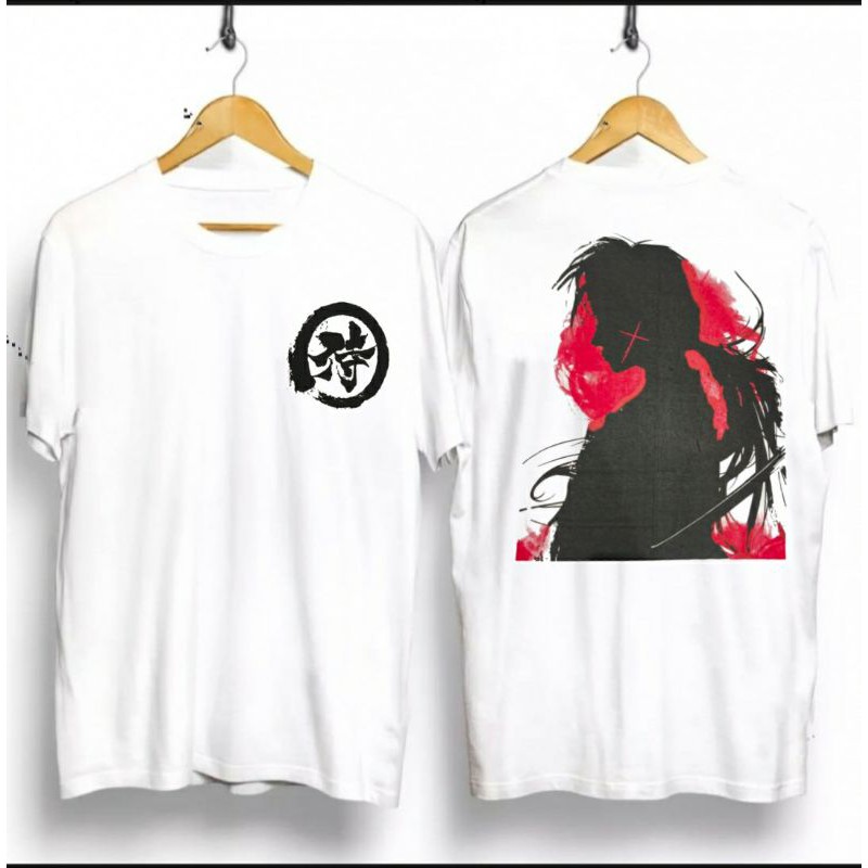 Kaos distro samurai / kaos gambar samurai / kaos busido / kaos samurai jepang / kaos samurai putih