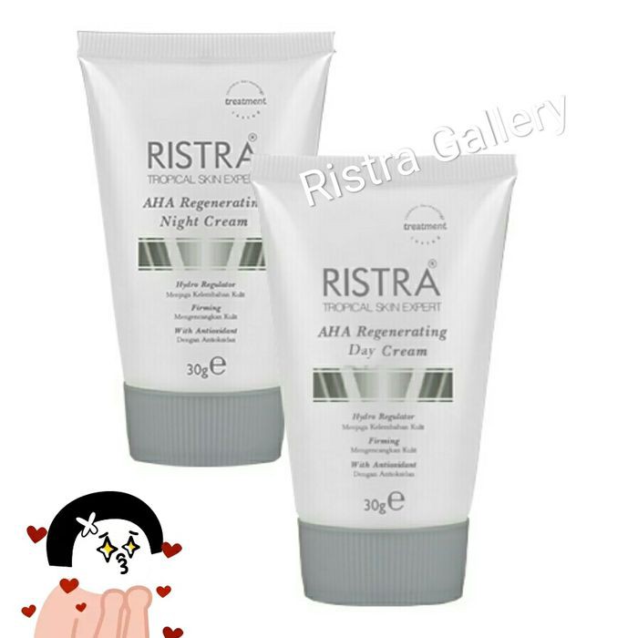 

RISTRA AHA REGENERATING DAY & NIGHT CREAM - Mencerahkan kulit Murah