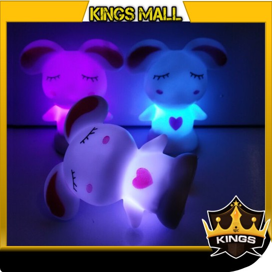 kings   l271 lampu tidur led karakter warna warni   lampu led warna   lampu hias   lampu tidur