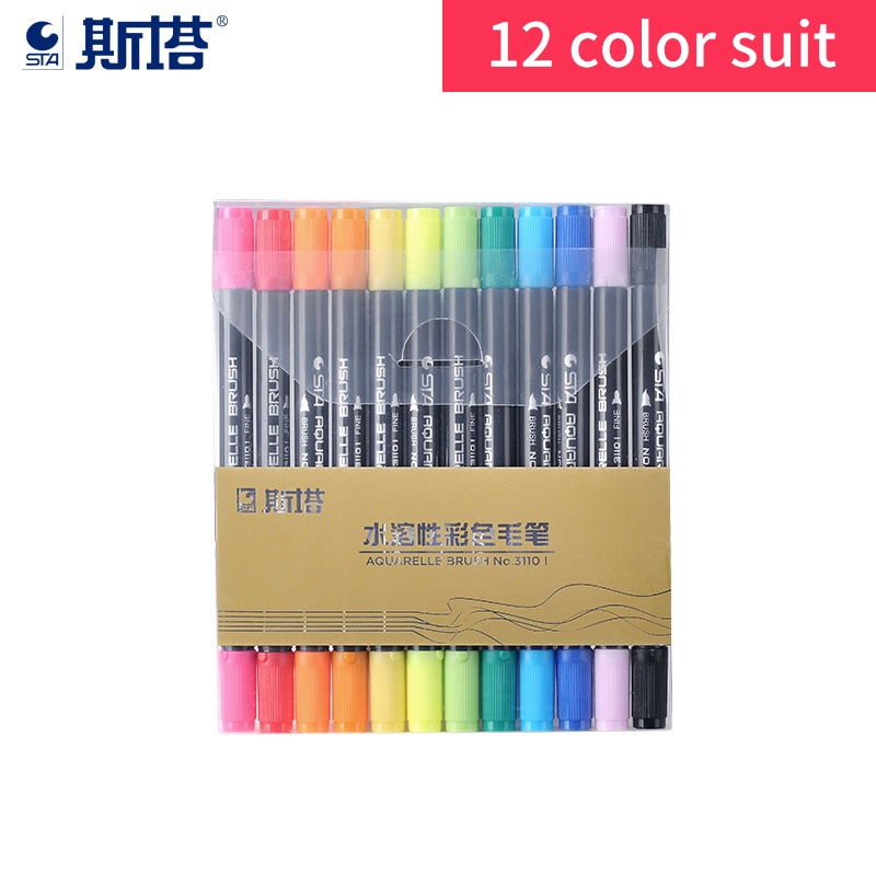 

Gramedia Banjarmasin - Sta Pen Brush 3110 12 Colour