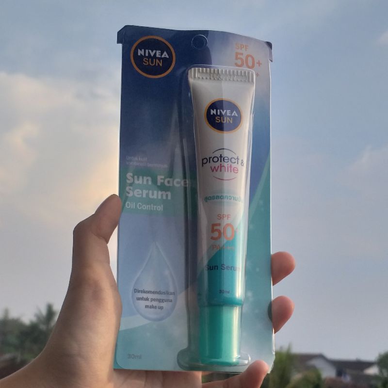 Jual Nivea Sun Face Protection Serum SPF 50+ PA +++ - Oil Control 30 Ml ...