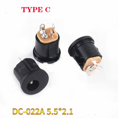 DC-022 DC head with nut inner diameter 5.5mm (1706)