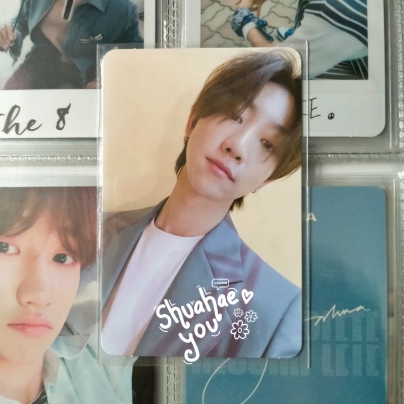 Photocard the 8 xu minghao seventeen henggarae official pc net non grid