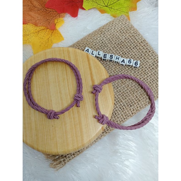 GELANG TALI  ULIR PURPLE