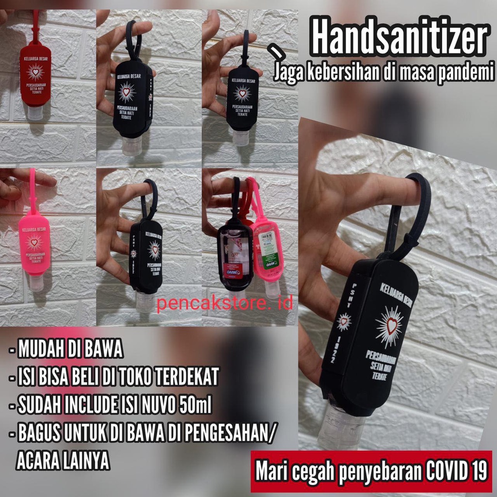 HANDSANITIZER PSHT case psht bisa isi ulang sendiri isi 50ml
