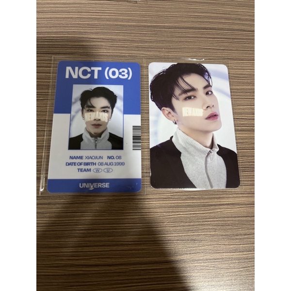 READY INA| NCT2021 UNIVERSE TRADING CARD CONCEPT ID PHOTOCARD DEJUN XIAOJUN PHOTOCARD OFFICIAL UNIVE
