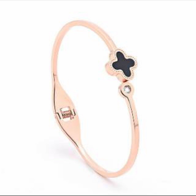 Gelang bangle korea cantik asli titanium anti karat GBT-23