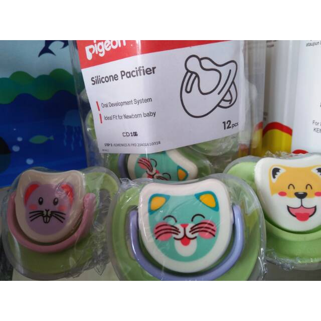 Empeng pigeon step 2 biasa silicon pacifier