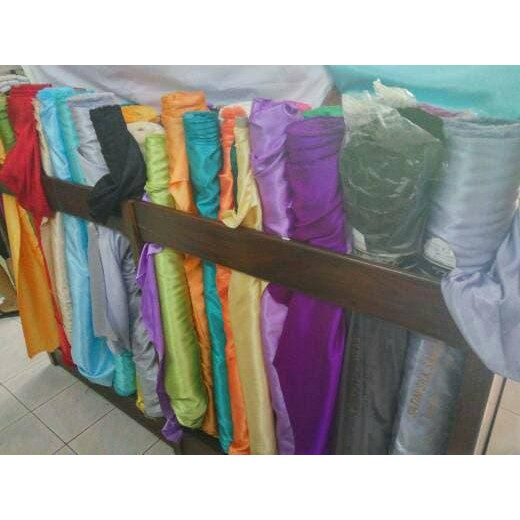 Sangat Populer Kain Satin Saten Sateen Jeruk Halus