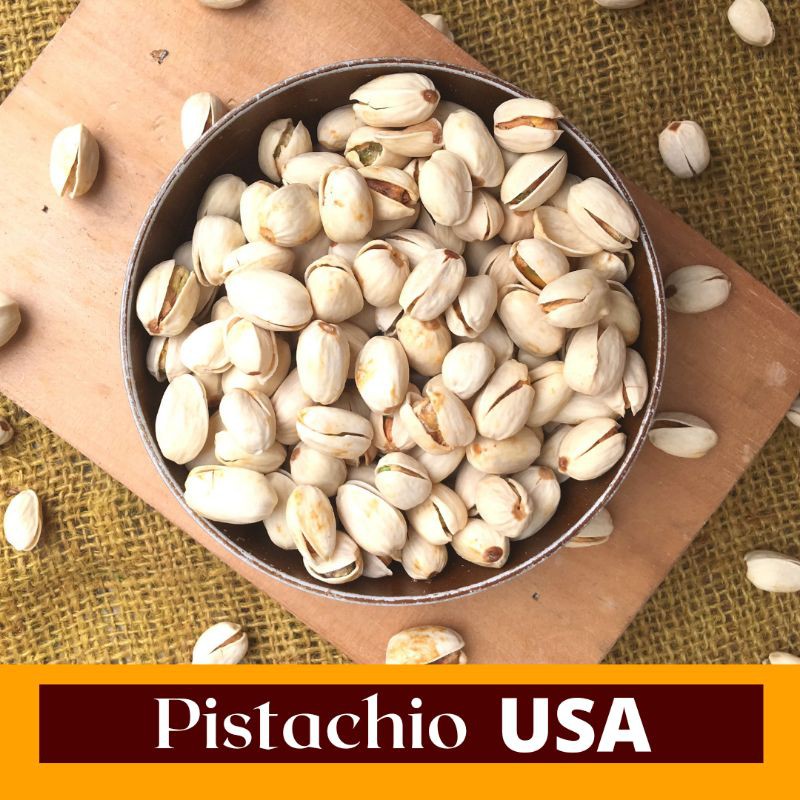 

Roasted Pistachio (panggang) dengan cangkang 250Gr