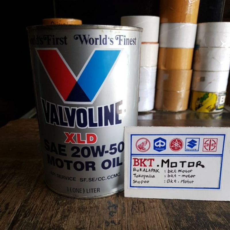 Oli jadul lawas Valvoline XLD SAE 20W50