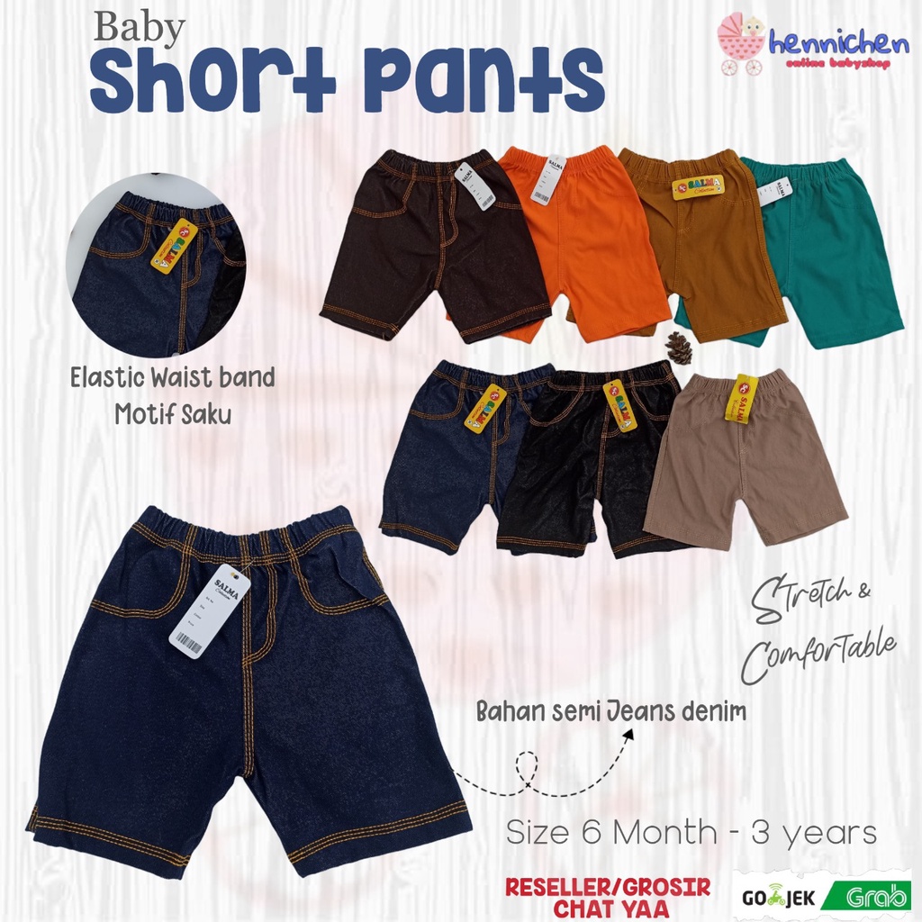 Celana Pendek Shorts Balita 6 Bulan - 3 Tahun nyaman