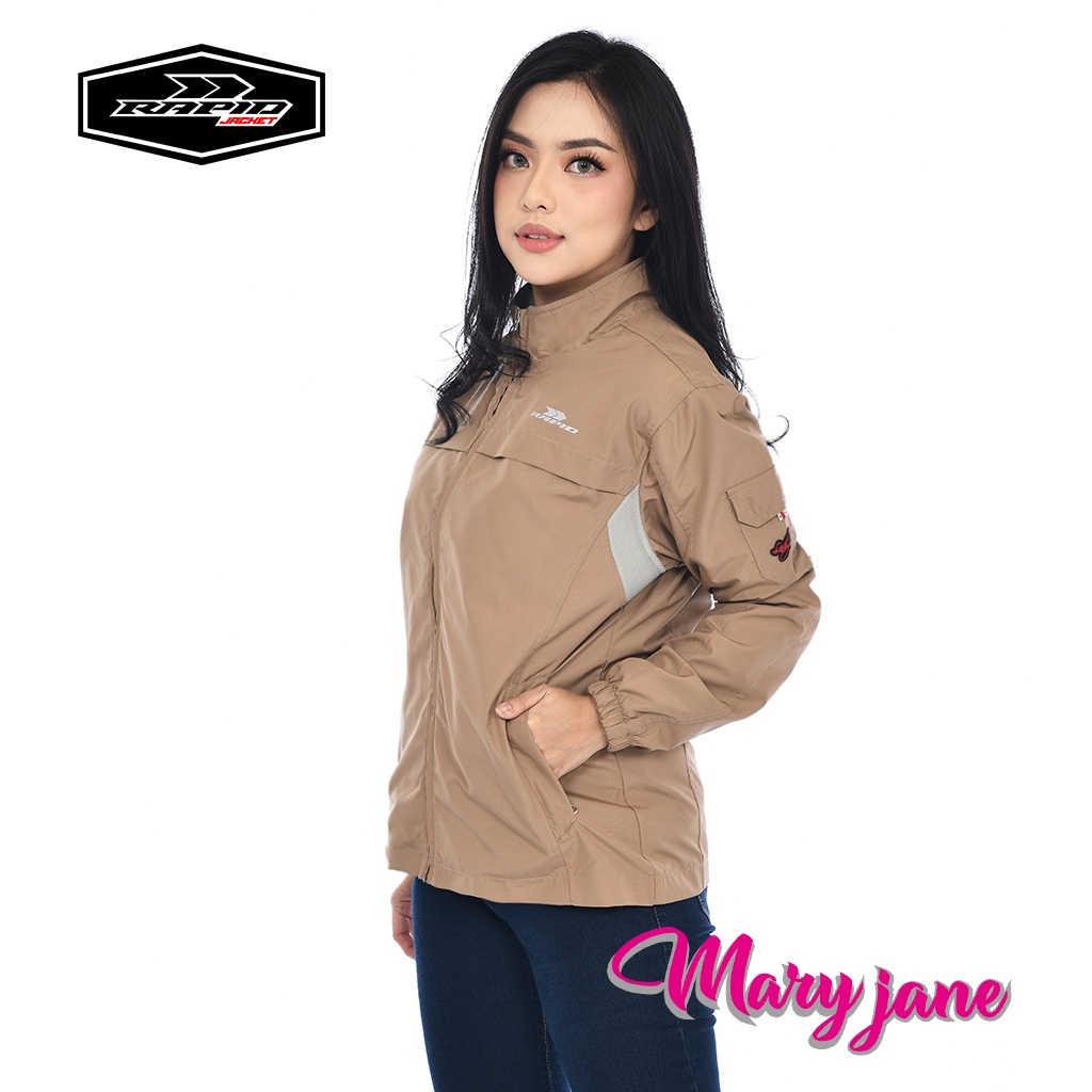 Jaket motor wanita  keren  anti air jacket harian RAPID MARYJANE