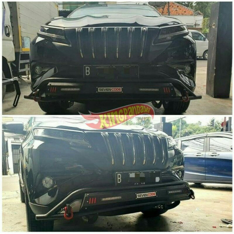Tanduk depan pelindung bumper - cobra - toyota all new rush terios 2018-2020