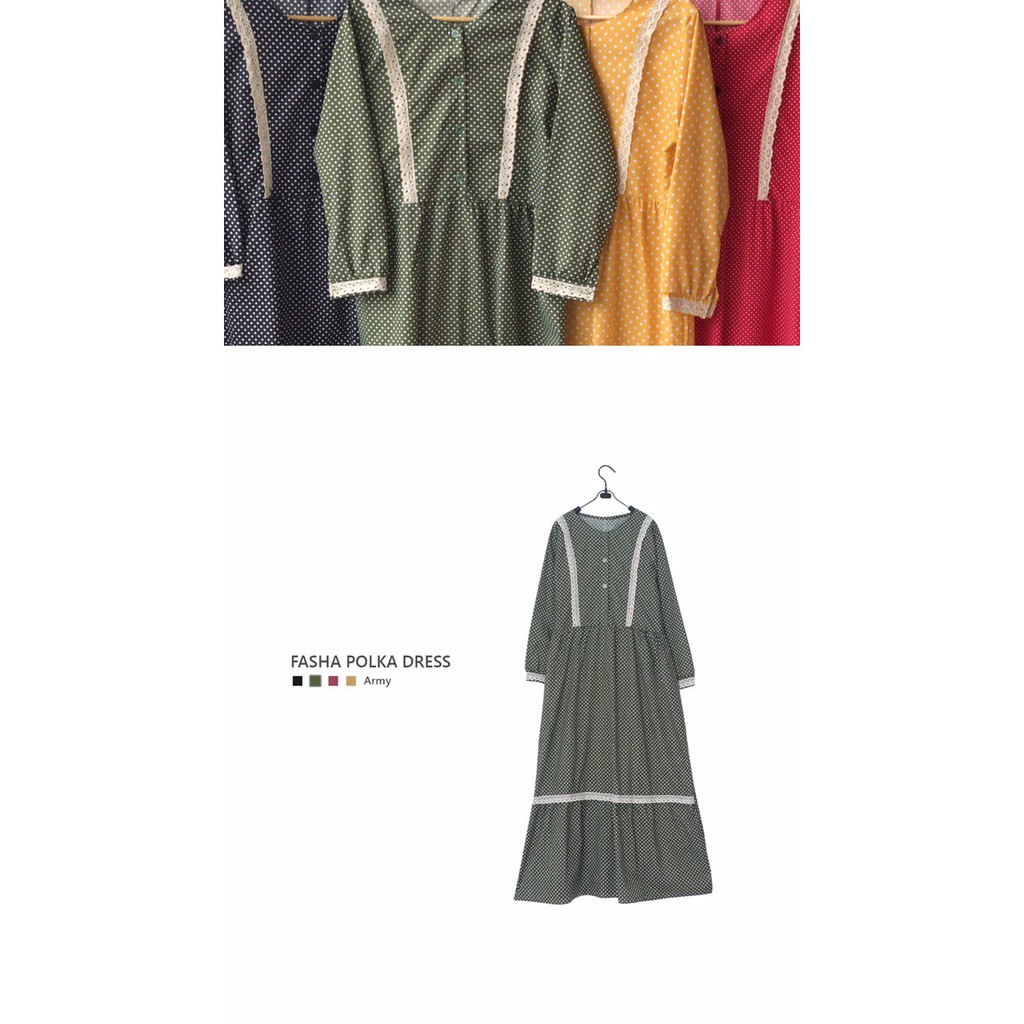 FASHA POLKA DRESS