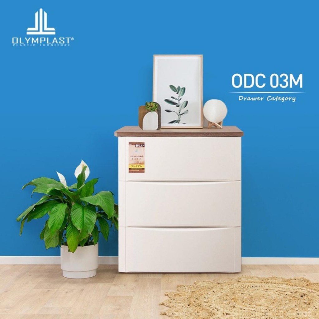  Olymplast  ODC 03 M Lemari Laci  Plastik  Drawer Cabinet 