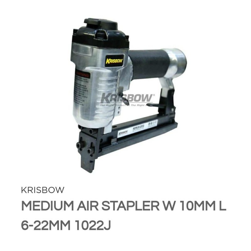 

KRISBOW Tembakan Staples Angin/ AIR STAPLER W 10MM L 6-22MM 1022J