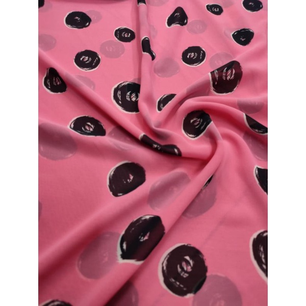 Kain Ceruty Motif | Bahan Ceruti motif A-35 | Bahan Atasan wanita