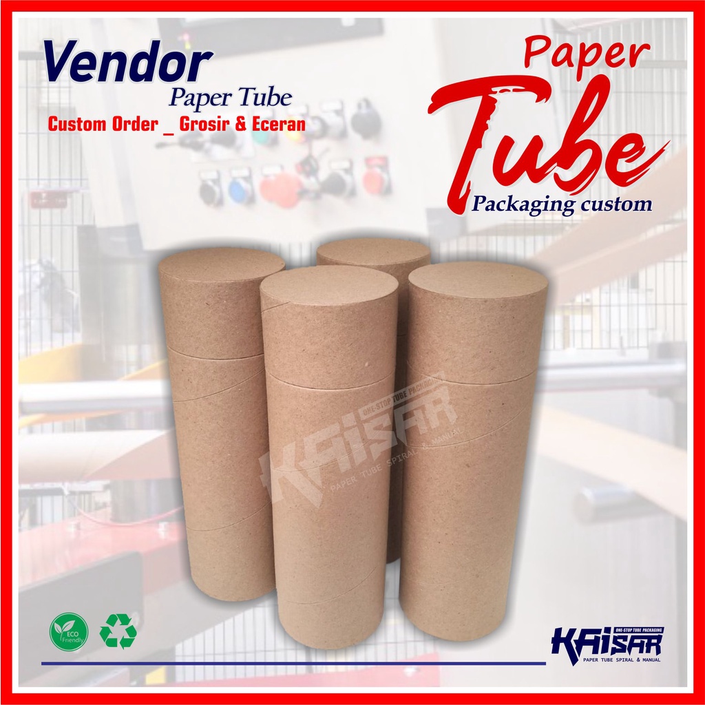 

Paper Tube Packaging - Tabung Packing Tutup Datar