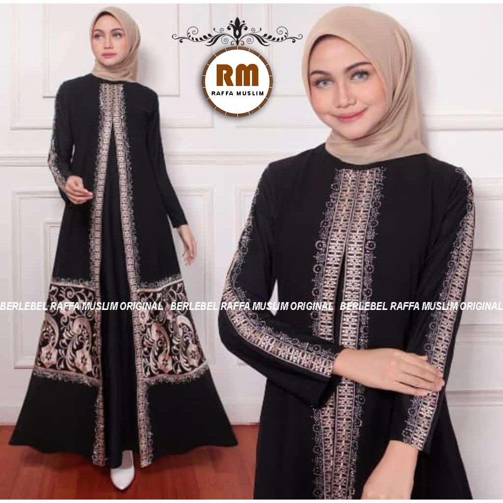 Gamis Putih Wanita Mewah Abaya Putih Turkey Mewah Baju Gamis BY UNGKU