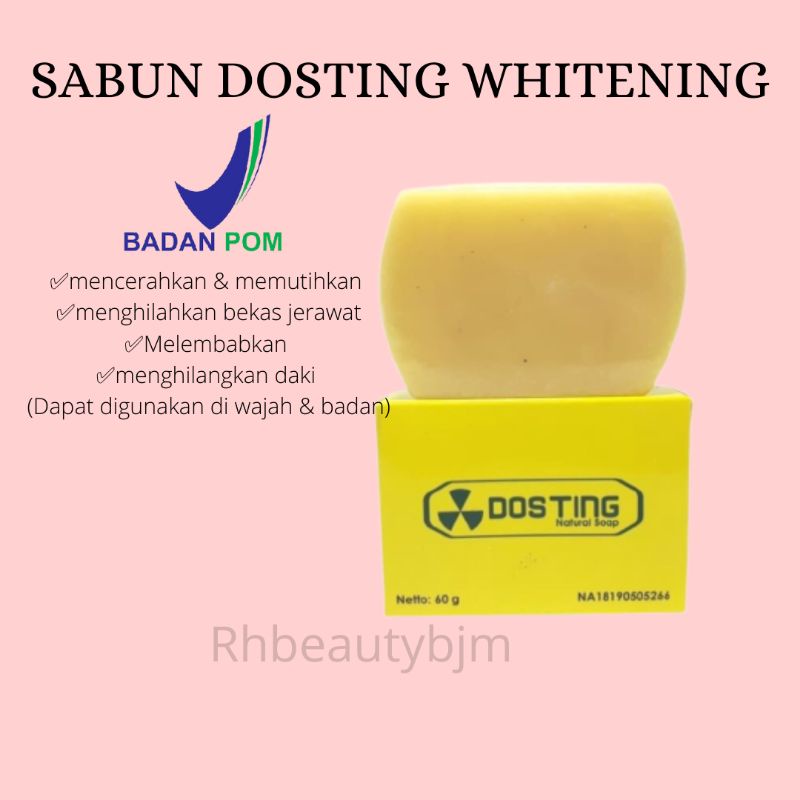 SABUN DOSTING ORIGINAL BPOM - SABUN WHITENING PEMUTIH KULIT