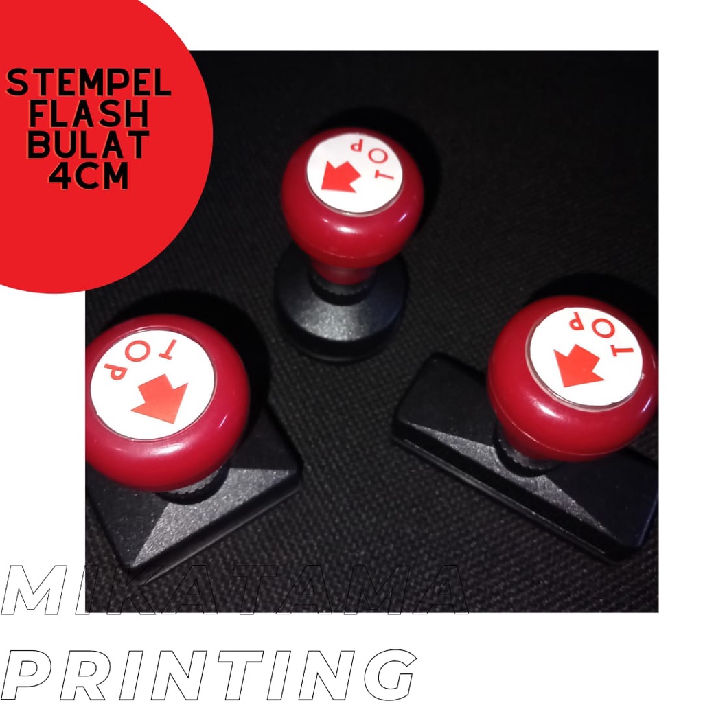 Jual Stempel Flash Bulat Cm Warna Shopee Indonesia