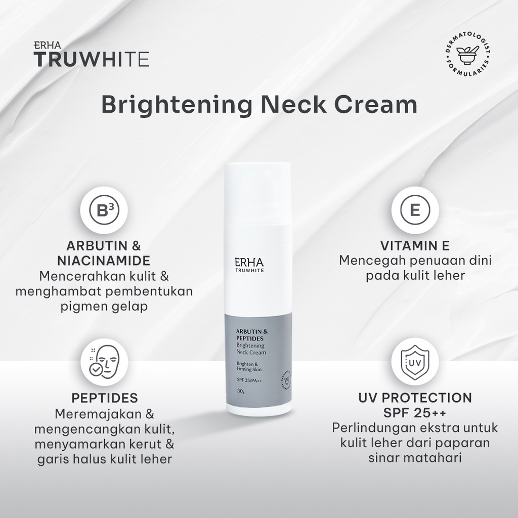 ERHA Truwhite VitC &amp; Peptide Serum / Facial Wash / Toner / Night / Day / Neck Cream / Eye Serum Brightening Series