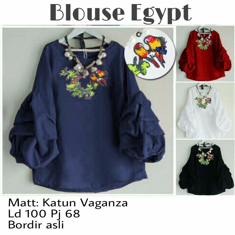 Atasan wanita baju muslim blouse VC-Egypt Blouse