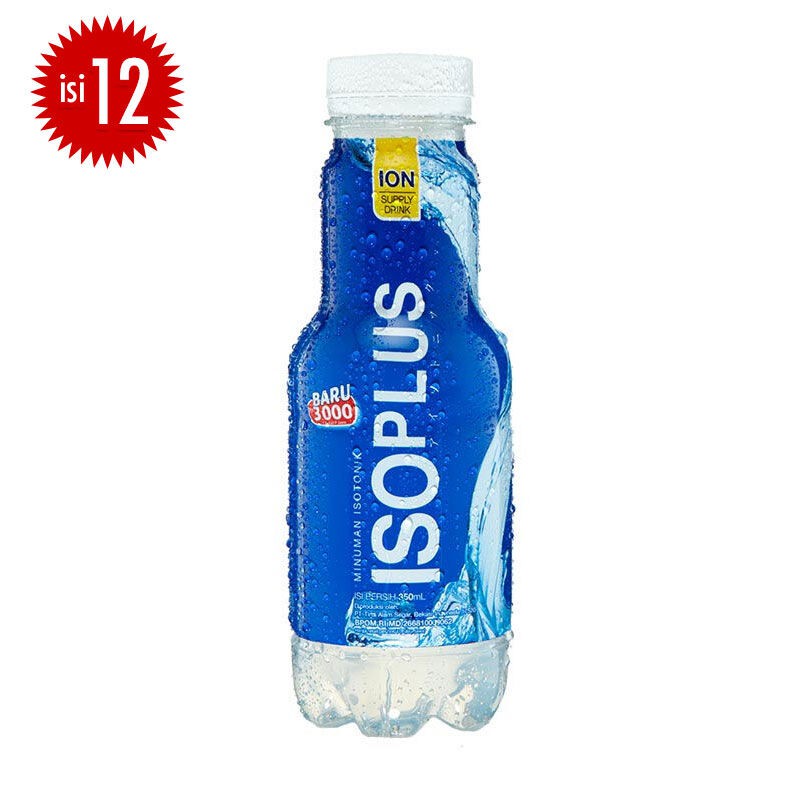 

Isoplus 350ml isi 12 Botol / Pack