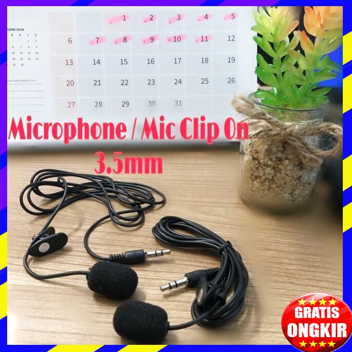 ACC HP MICROPHONE MIC CLIP ON 3.5MM MINI MICROPHONE MIC