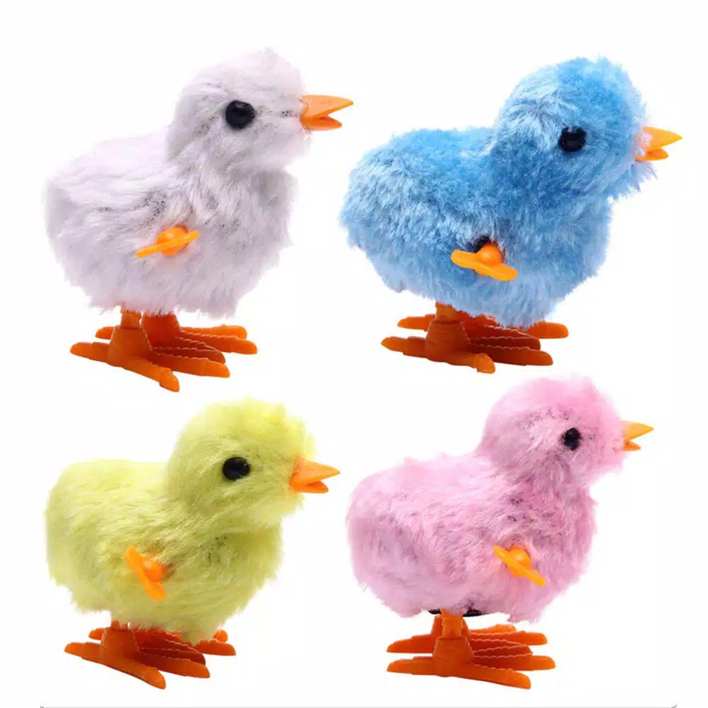 Mainan Ayam Putar Berjalan Warna Warni Lucu Mainan Anak Ayam